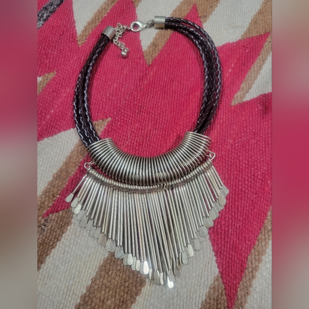 Chico's Tribal Style Choker Adjustable Neck